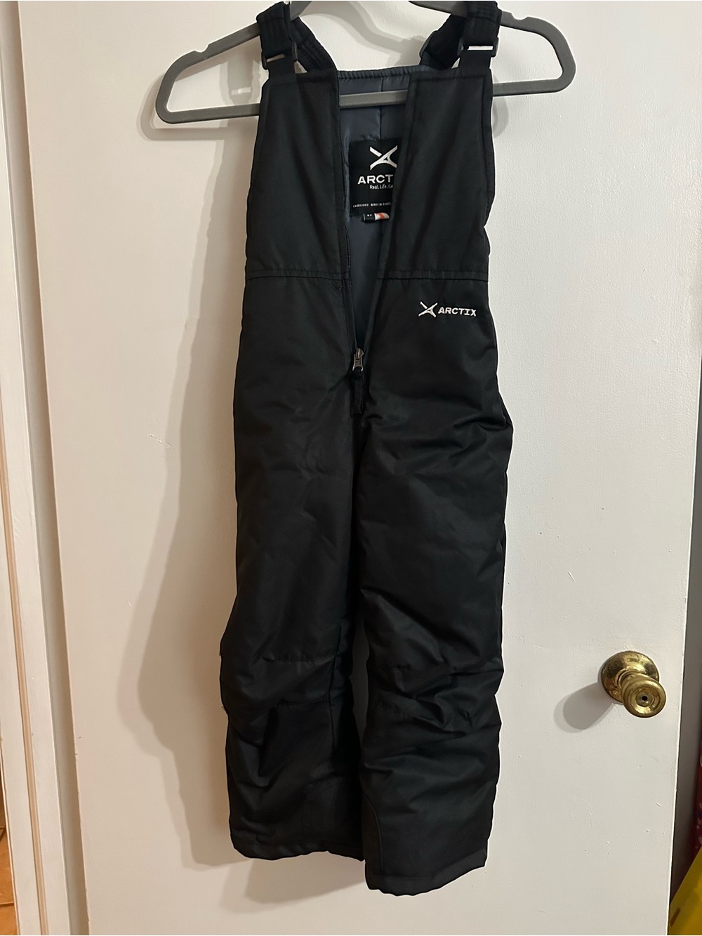 Arctix Black Kids Insulated Snow Overalls